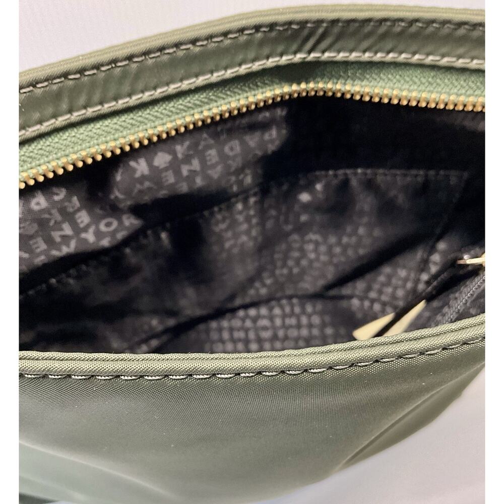Kate Spade New York Dessi Wilson Road Nylon Crossbody Bag In Olive Green NWOT - Picture 10 of 15